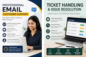 provide professional email customer support and ticket handling