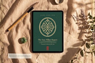 create your personalized bazi four pillars astrology reading PDF