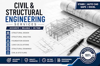design civil and structural engineering plans for california, texas and florida