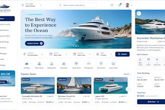 yacht rental app, boat app, car rental app, limousine rental app
