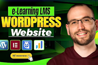 build responsive wordpress lms website with learndash, tutor lms and learnpress