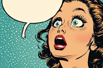 draw professional comic book illustrations and graphic novel art