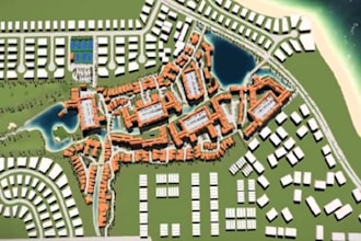 design 3d master plan for resorts parks estates, hotels and hospitality project