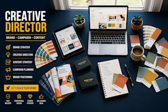 be your creative director for brand content and marketing campaigns
