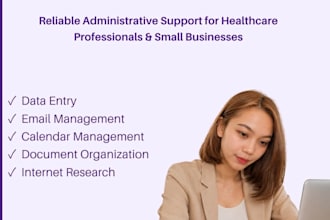 be your healthcare VA for admin and social media
