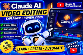 create a claude video editing explainer review video claude ai youtube channel