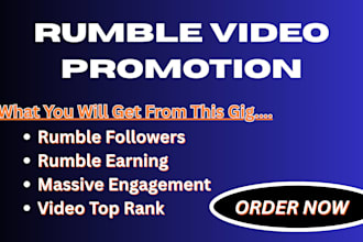 do rumble video promotion