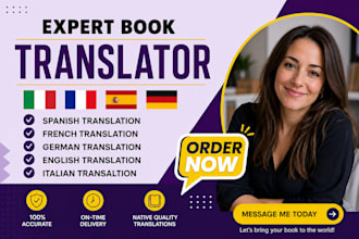 evaluate translate your manuscript to english french spanish german italian fast