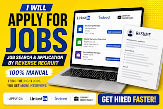 apply for jobs, job search,  job hunt, search and apply, reverse recruit