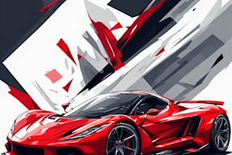 paint a portrait of your car for you