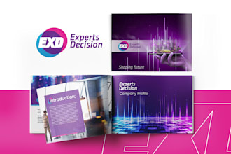 a professional company profile or brochure