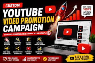 create a custom youtube video promotion campaign