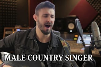 sing a catchy modern traditional nashville country song as a male singer