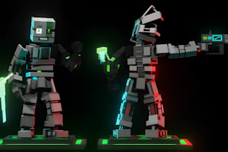 blockbench minecraft 3d models, animations, game assets and textures