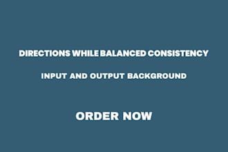 directions while balance consistency for output lines