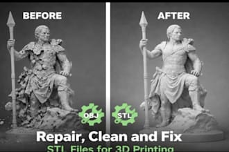 repair stl files, fix mesh errors, optimize 3d models for perfect 3d printing