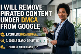remove pirated content under dmca from google