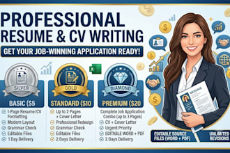 write, edit, and format your professional resume or CV