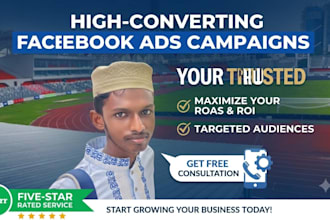 setup, manage and optimize high converting facebook ads campaign