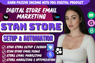 do stan store automation, beacons ai setup, stan store email flows and campaign
