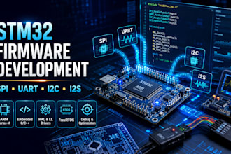 stm32 firmware and communication spi  uart i2c i2s