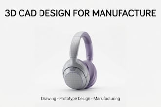 do industrial 3d cad design custom product design solidworks fusion 360 freecad