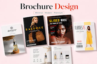 do brochure design, price list, product booklet and catalog design
