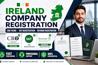 do ireland company registration, cro filing, vat and revenue registration
