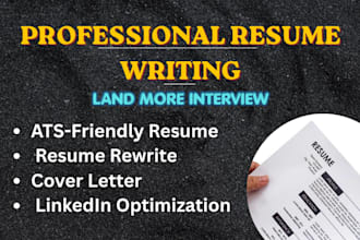 write ats resumes for medical, engineering and academic jobs