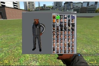 develop custom garrys mod addon port characters npcs and player models