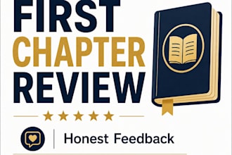 review your first chapter and tell you if it hooks readers