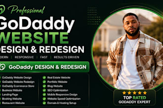 design godaddy website redesign godaddy website design for business growth
