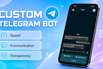 create a custom telegram bot