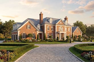 renovate georgian revival home, english country house styles, symmetrical facade