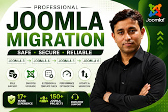 migrate joomla 3 to joomla 4, joomla 5 or joomla 6 safely