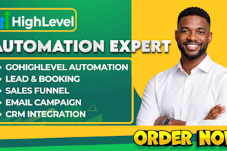 build go high level automation  CRM pipeline email marketing  funnels expert