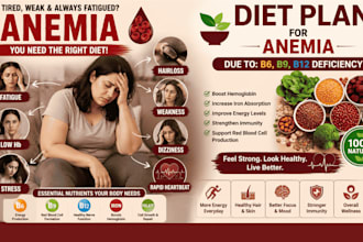 design diet plan for iron deficiency anemia