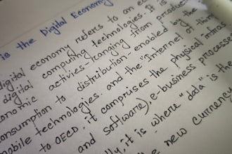 write anything with my beautiful handwriting