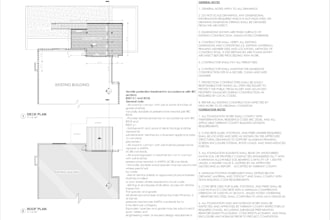 design and draft permit drawings for construction