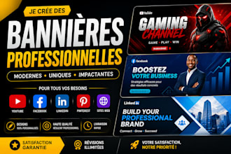 je concevrai des bannieres pour les reseaux sociaux