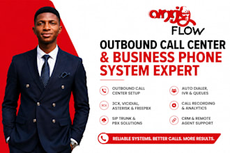 setup outbound call center 3cx vicidial auto dialer business phone system