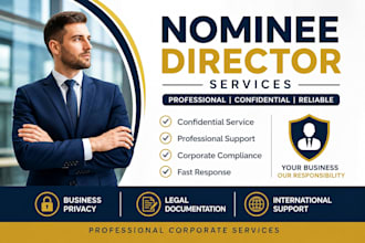 provide professional nominee director services for your company