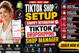 tiktok shop setup tik tok dropshipping usa tiktok shop manager marketing ads seo