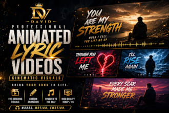 create an animated lyric video for your song