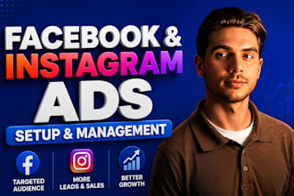 run facebook ads campaign and instagram ads to boost sales