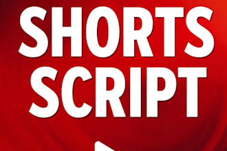 write viral youtube shorts script and video ideas