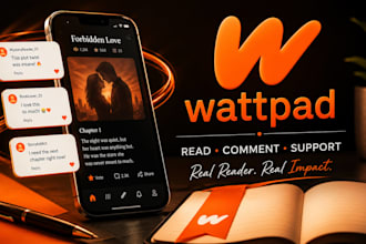 read review and comment on your wattpad and inkitt stories