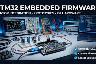build stm32 embedded firmware and sensor prototypes