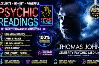 give you a psychic hand palm reading within 24h
