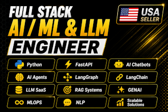 be generative ai ml llm engineer ai agent ai chatbot python full stack developer